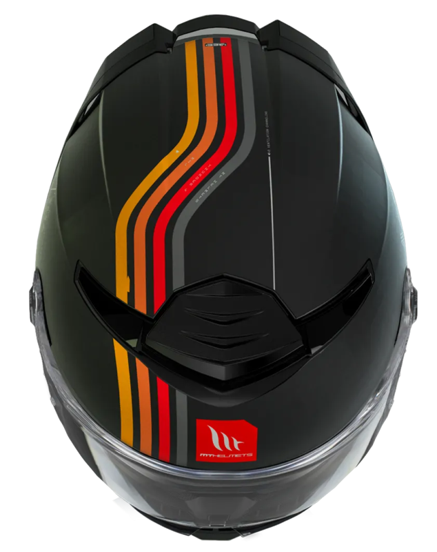 Мотошолом MT Thunder 4 SV Mil A11 Matt Black