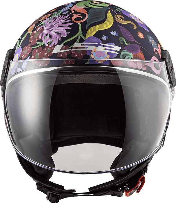 Мотошолом LS2 OF558 Sphere Lux Bloom Blue Pink