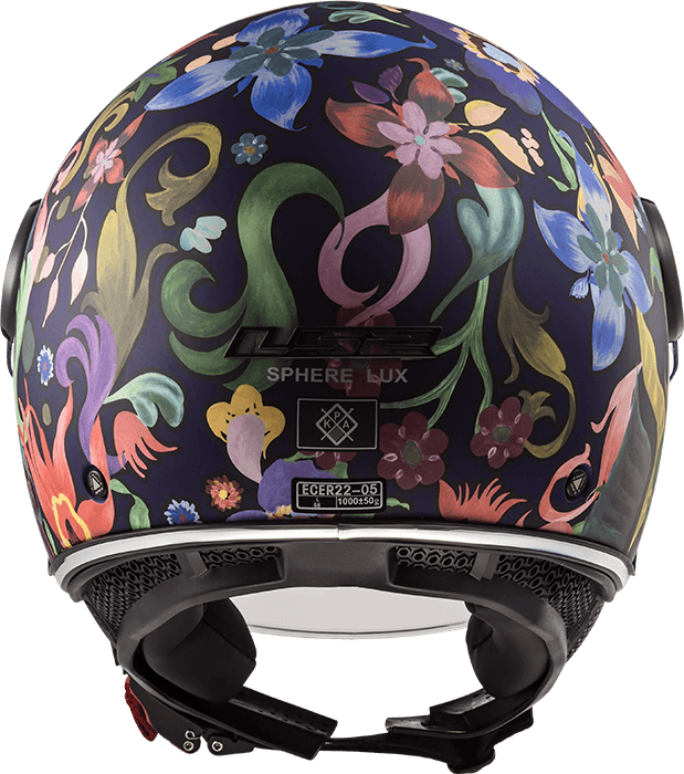 Мотошолом LS2 OF558 Sphere Lux Bloom Blue Pink