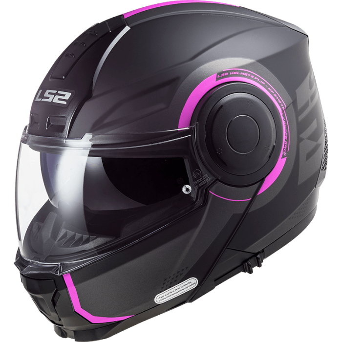 Мотошолом LS2 FF902 Scope Arch Matt Titanium Pink