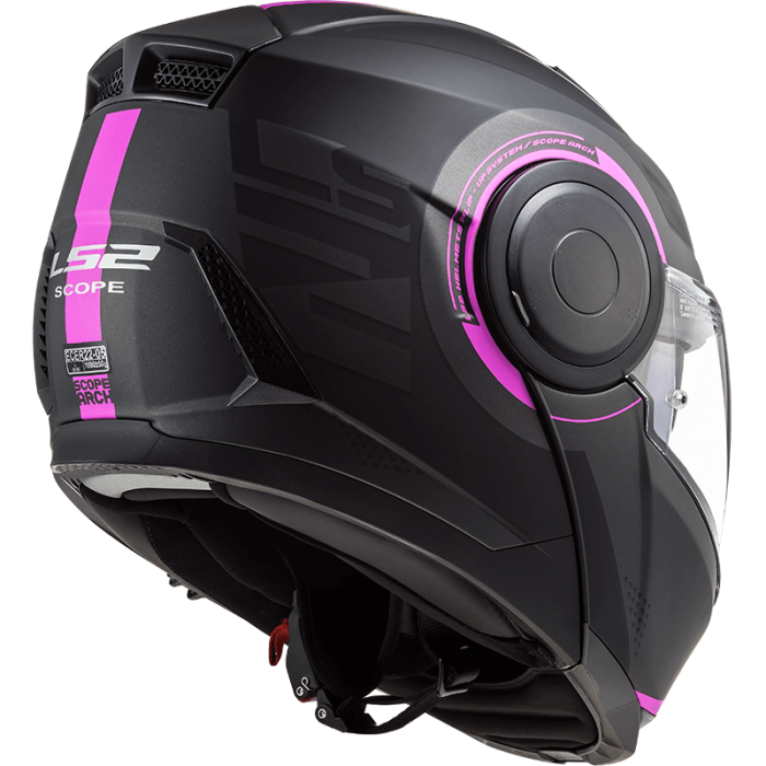 Мотошолом LS2 FF902 Scope Arch Matt Titanium Pink
