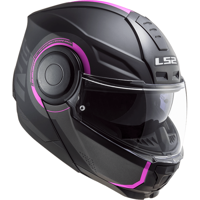 Мотошолом LS2 FF902 Scope Arch Matt Titanium Pink