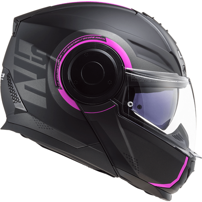 Мотошолом LS2 FF902 Scope Arch Matt Titanium Pink