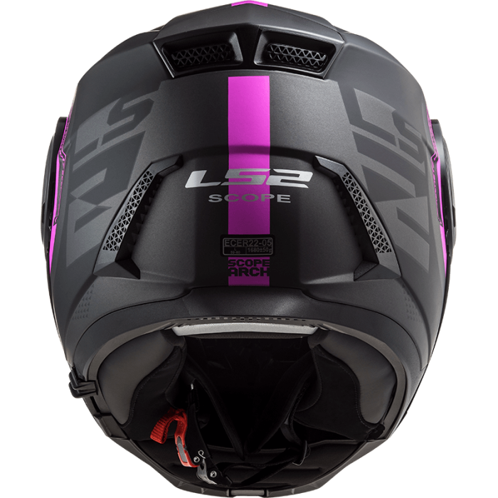 Мотошолом LS2 FF902 Scope Arch Matt Titanium Pink