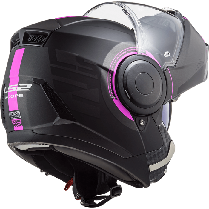 Мотошолом LS2 FF902 Scope Arch Matt Titanium Pink
