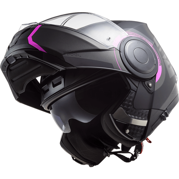Мотошолом LS2 FF902 Scope Arch Matt Titanium Pink