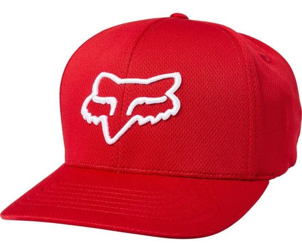 Кепка Fox Lithotype Flexfit Hat Chili