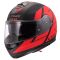 Мотошолом LS2 FF908 Strobe 2 Code Matt Black Red