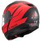 Мотошолом LS2 FF908 Strobe 2 Code Matt Black Red