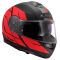 Мотошолом LS2 FF908 Strobe 2 Code Matt Black Red
