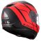 Мотошолом LS2 FF908 Strobe 2 Code Matt Black Red
