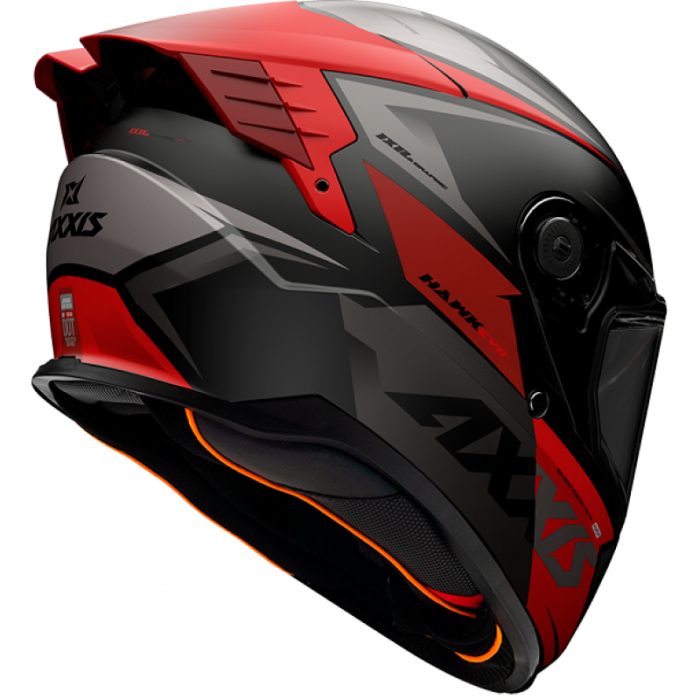 Мотошолом AXXIS HAWK SV EVO IXIL B15 Matt Red