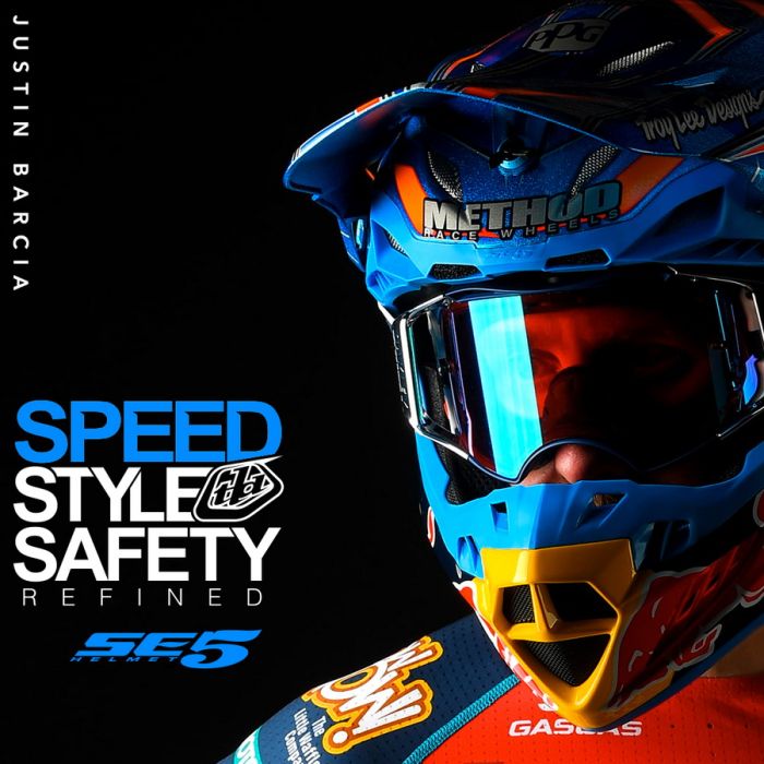 Мотошолом TLD SE5 Carbon Helmet [QUALIFIER WHITE/BRONZE]