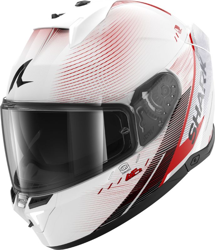 Шолом SHARK SKWAL i3 SPEED-TECH white/red/black