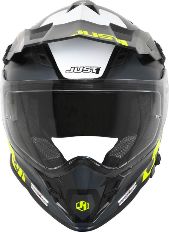 Мотошолом Just1 J34 Pro Tour Fluo Yellow/ Black
