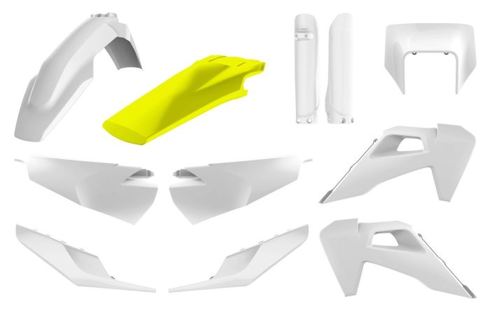 Пластик Polisport Enduro Kit - Husqvarna (20-) White /yellow