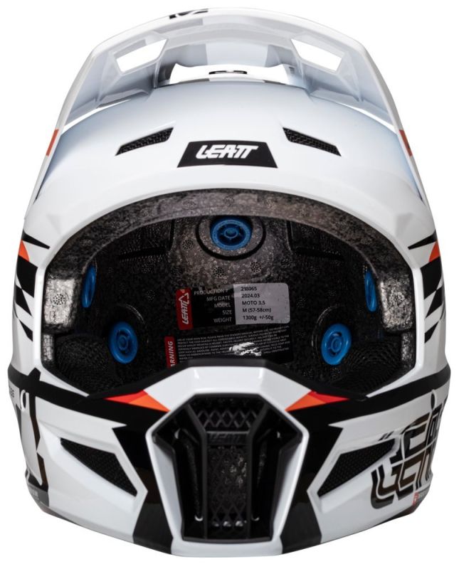 Шолом з окулярами LEATT Moto 3.5 Helmet + Goggle White