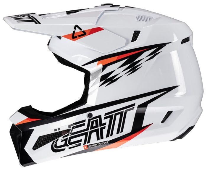 Шолом з окулярами LEATT Moto 3.5 Helmet + Goggle White
