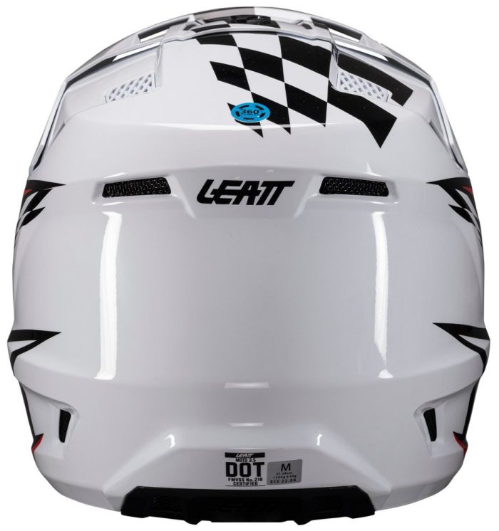 Шолом з окулярами LEATT Moto 3.5 Helmet + Goggle White