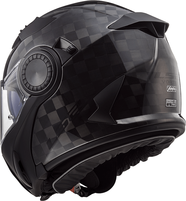 Мотошолом LS2 FF313 Vortex Gloss Carbon