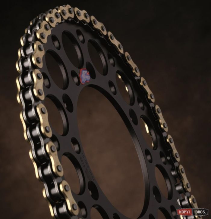 Ланцюг Renthal R3-3 Srs Chain 520 Gold