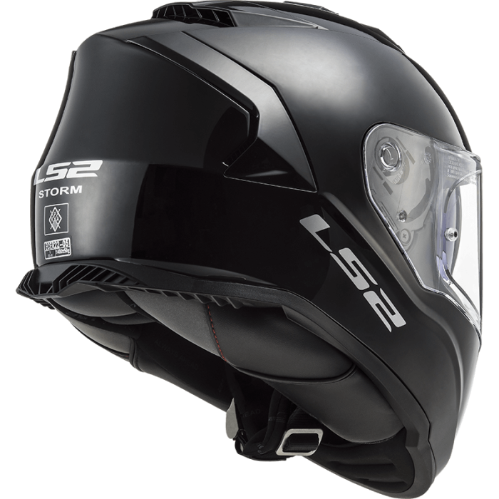 Мотошолом LS2 FF800 Storm 2 Solid Gloss Black