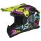 Мотошолом LS2 MX708 Fast 2 Gorilla Purple H-V Yellow