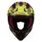 Мотошолом LS2 MX708 Fast 2 Gorilla Purple H-V Yellow