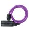 Трос протиугінний Oxford Bumper cable lock Purple 6mm x 600mm