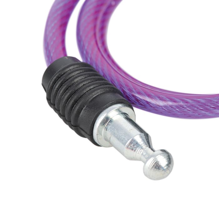 Трос протиугінний Oxford Bumper cable lock Purple 6mm x 600mm