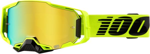 Окуляри 100% ARMEGA Goggle Nuclear Citrus - Gold Mirror Lens