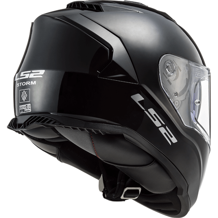 Мотошолом LS2 FF800 Storm Solid Gloss Black