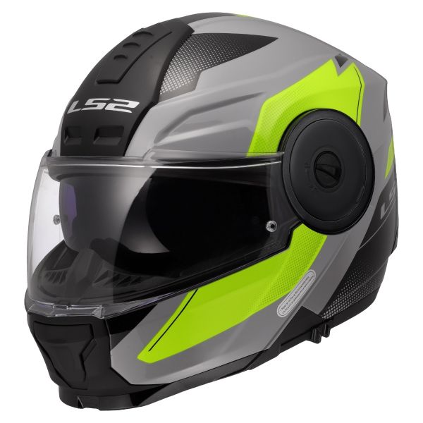 Мотошолом LS2 FF902 Scope 2 Duria Grey Hi-Vis Yellow