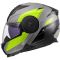 Мотошолом LS2 FF902 Scope 2 Duria Grey Hi-Vis Yellow