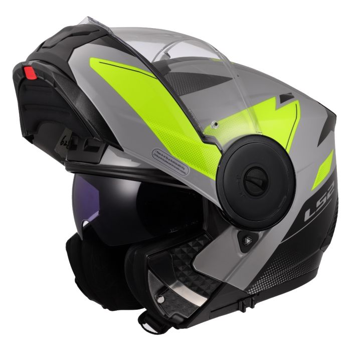 Мотошолом LS2 FF902 Scope 2 Duria Grey Hi-Vis Yellow
