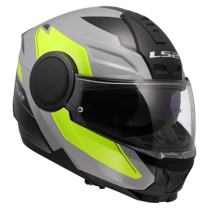 Мотошолом LS2 FF902 Scope 2 Duria Grey Hi-Vis Yellow