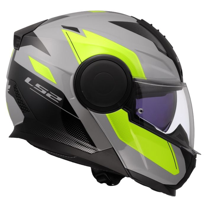 Мотошолом LS2 FF902 Scope 2 Duria Grey Hi-Vis Yellow
