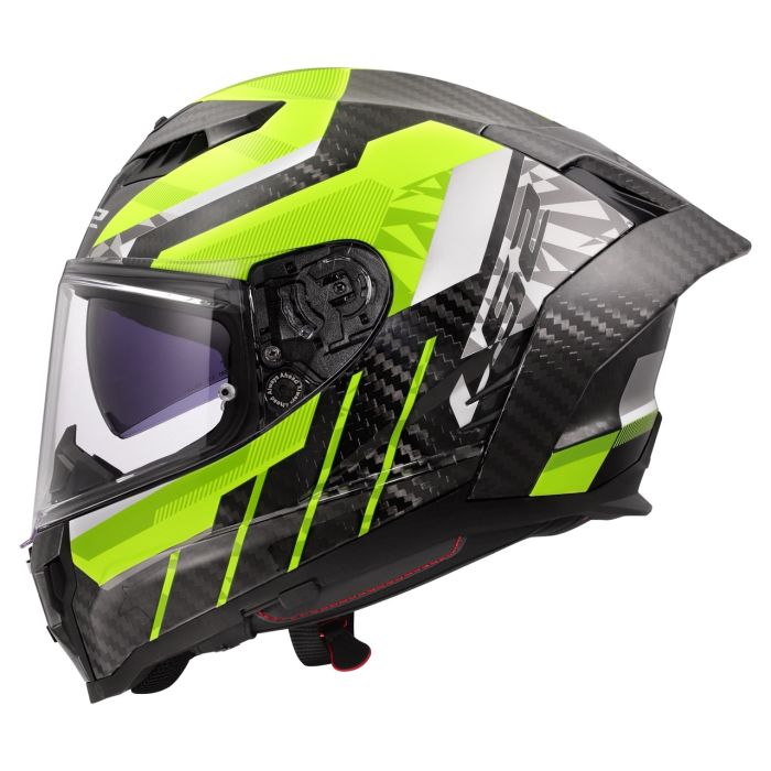 Мотошолом LS2 FF807 Dragon Trax Hi-Vis Yellow