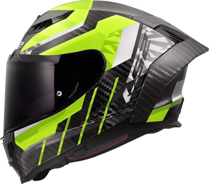 Мотошолом LS2 FF807 Dragon Trax Hi-Vis Yellow