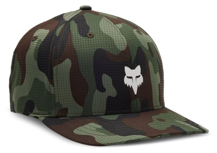 Кепка Fox Head Tech Flexfit Hat Green