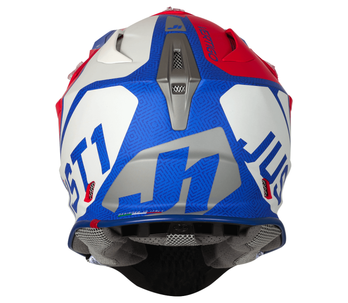 Мотошолом Just1 J18 Vertigo Blue White Red