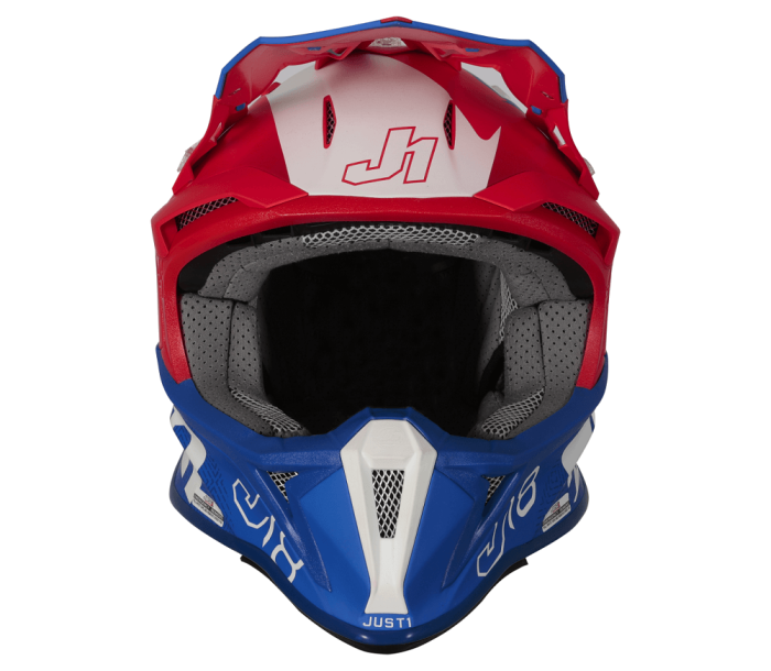 Мотошолом Just1 J18 Vertigo Blue White Red