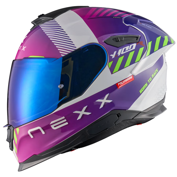 Мотошолом Nexx Y.100R FADE PURPLE.WHITE