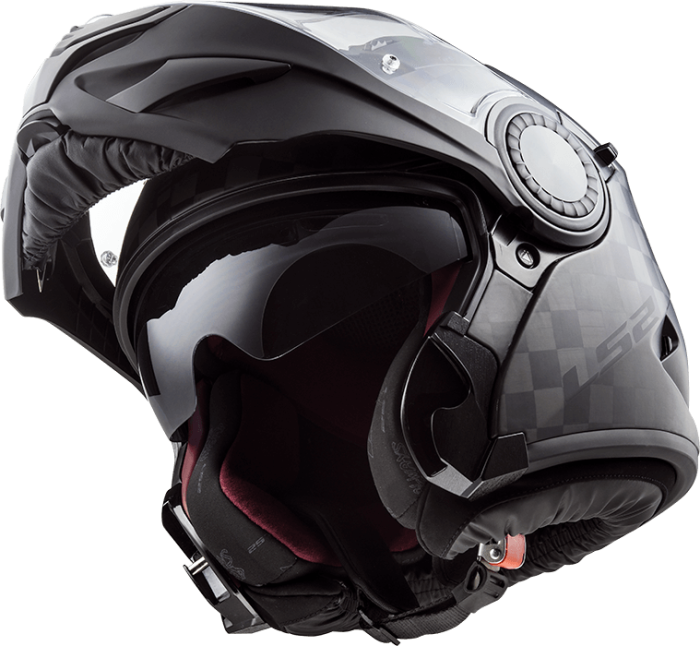 Мотошолом LS2 FF313 Vortex Matt Carbon