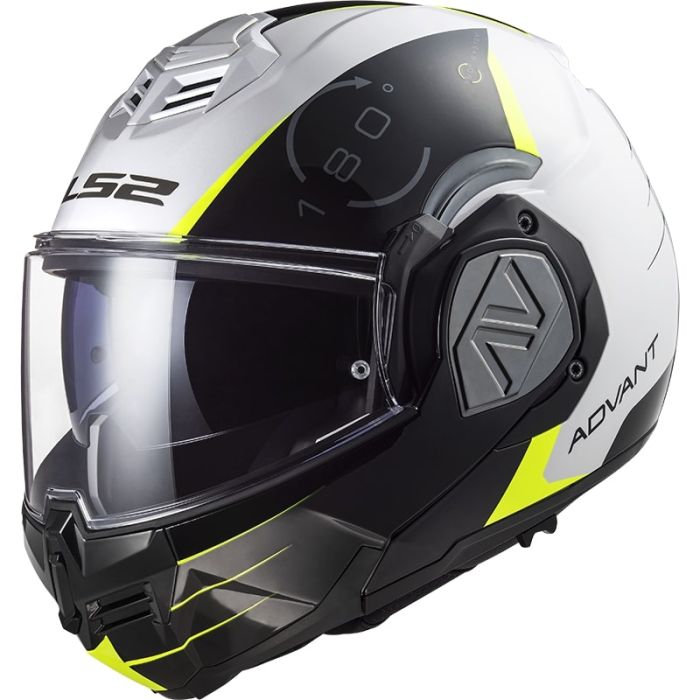 Мотошолом LS2 FF906 Advant Codex White Black