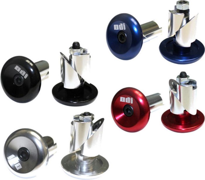 Баренди ODI Aluminum End Plugs w/Lasered Logo Red