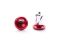 Баренди ODI Aluminum End Plugs w/Lasered Logo Red