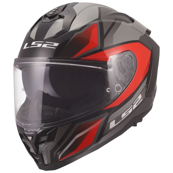 Мотошолом LS2 FF817 Challenger II Viper Grey Red