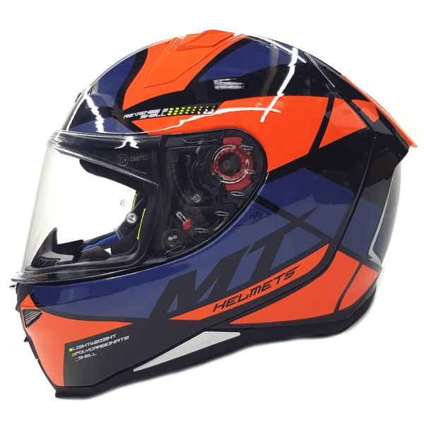 Мотошолом MT Revenge 2 Scalpel A4 Gloss Fluor Orange