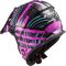 Мотошолом LS2 MX437 Fast Evo Verve Black Fluo Pink